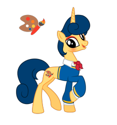 Size: 4145x4435 | Tagged: safe, artist:darbypop1, imported from derpibooru, pony, unicorn, clothes, male, ponified, quadrupedal, simple background, solo, stallion, transparent background, wally darling, welcome home