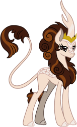 Size: 424x693 | Tagged: safe, artist:softpawsart, imported from derpibooru, oc, oc only, kirin, base used, eyelashes, female, kirin oc, leonine tail, simple background, solo, tail, transparent background