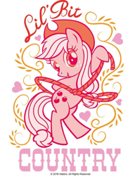 Size: 448x583 | Tagged: safe, imported from derpibooru, applejack, 2016, cafepress, heart, lasso, official, rope, simple background, stock vector, white background