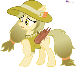 Size: 4499x4000 | Tagged: safe, artist:melisareb, imported from derpibooru, part of a set, bat pony, pony, .svg available, absurd resolution, alphabet lore, clothes, crossover, fangs, female, gradient mane, gradient tail, hat, mare, open mouth, ponified, raised hoof, shirt, simple background, solo, species swap, tail, transparent background, vector, y