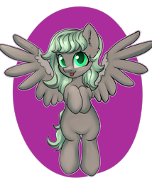 Size: 2065x2411 | Tagged: safe, artist:dumbwoofer, imported from derpibooru, oc, oc only, oc:forest air, pegasus, pony, :p, belly, ear fluff, female, flying, looking at you, mare, simple background, solo, spread wings, tongue out, transparent background, wings