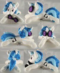 Size: 3672x4500 | Tagged: safe, artist:bastler, imported from derpibooru, dj pon-3, vinyl scratch, pony, unicorn, female, irl, lying down, mare, photo, plushie, prone, solo, vinyl's glasses