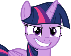 Size: 2934x2325 | Tagged: safe, artist:sketchmcreations, imported from derpibooru, twilight sparkle, alicorn, pony, between dark and dawn, female, grin, mare, mischievous, simple background, smiling, solo, transparent background, twilight sparkle (alicorn), vector