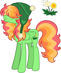 Size: 1165x1384 | Tagged: safe, artist:strawberry-spritz, imported from derpibooru, oc, oc only, pegasus, pony, magical lesbian spawn, male, offspring, parent:fluttershy, parent:tree hugger, parents:flutterhugger, piercing, quadrupedal, simple background, solo, stallion, transparent background