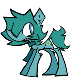 Size: 1280x1280 | Tagged: safe, artist:alandisc, imported from derpibooru, oc, oc only, earth pony, pony, chest fluff, chibi, clothes, full body, male, scarf, simple background, solo, transparent background