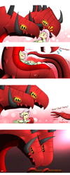 Size: 2003x4996 | Tagged: safe, artist:questionmarkdragon, imported from derpibooru, fluttershy, oc, oc:qi, dracony, dragon, hybrid, pegasus, pony, canon x oc, clothes, coffin, comic, death, dialogue, dragon oc, dress, emanata, female, high res, immortality blues, interspecies offspring, male, mare, multiple heads, non-pony oc, offscreen character, offspring, parent:fluttershy, parents:canon x oc, preggoshy, pregnant, shipping, story included, straight, sweat, two heads, two-headed dragon