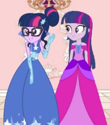 Size: 878x999 | Tagged: safe, imported from derpibooru, sci-twi, twilight sparkle, human, equestria girls, clothes, dress, gala, gala dress, gloves, gown, long gloves, princess, twolight