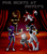 Size: 5000x5700 | Tagged: safe, artist:starmaster, imported from derpibooru, oc, oc only, oc:fritzy, oc:matica, oc:pixel, oc:smidrak, oc:yan, anthro, avali, bat pony, dog, kobold, original species, robot, robot pony, animatronic, anthro oc, female, five nights at freddy's, five nights at fritzy's, flashlight (object), guard, male, non-mlp oc, non-pony oc, roboticization, smiling, stage, stare, straight, tail, tail wrap