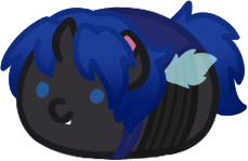 Size: 229x149 | Tagged: safe, artist:sugar morning, imported from derpibooru, oc, oc only, oc:swift dawn, changeling, bean pony, blue changeling, blue eyes, blue mane, buggo, changeling oc, commission, fangs, horn, male, simple background, smol, solo, transparent background, wings, ych result