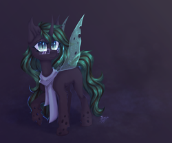 Size: 5600x4667 | Tagged: safe, alternate version, artist:jsunlight, imported from derpibooru, oc, changeling, pony, solo