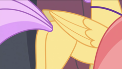 Size: 2877x1618 | Tagged: safe, imported from derpibooru, screencap, classical hippogriff, hippogriff, surf and/or turf, background hippogriff, butt, i watch it for the plot, jewelry, necklace, pictures of butts, plot, wings