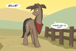 Size: 1280x854 | Tagged: safe, artist:lolepopenon, imported from derpibooru, oc, oc:oliver, earth pony, pony, ask billie the kid, ask, hat, solo