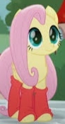 Size: 92x175 | Tagged: safe, imported from derpibooru, screencap, fluttershy, pegasus, pony, rainbow roadtrip, clothes, cute, hasbro is trying to murder us, leggings, picture for breezies, shyabetes, weapons-grade cute