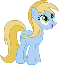 Size: 889x983 | Tagged: safe, artist:sollace, imported from derpibooru, buttercream, earth pony, pony, .svg available, background pony, cute, happy, open mouth, simple background, solo, standing, sundowner, svg, transparent background, vector