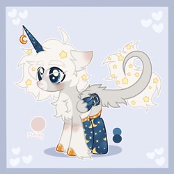 Size: 2048x2048 | Tagged: safe, artist:moonydropps, imported from derpibooru, oc, oc only, oc:aster, alicorn, pony, blue eyes, clothes, ears, ears back, hair, horn, male, mane, socks, solo, stallion, tail, wings