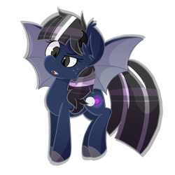 Size: 3000x3000 | Tagged: safe, artist:mal-cat, imported from derpibooru, oc, oc:nebular eclipse, bat pony, pony, bat pony oc, simple background, solo, transparent background