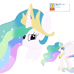 Size: 1000x1000 | Tagged: safe, imported from derpibooru, princess celestia, alicorn, pony, drawing, female, head, mare, simple background, solo, white background