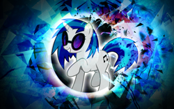 Size: 1920x1200 | Tagged: safe, artist:ckittykat98, artist:game-beatx14, artist:stardustxiii, edit, imported from derpibooru, dj pon-3, vinyl scratch, pony, unicorn, abstract background, female, mare, solo, sunglasses, translucent, wallpaper, wallpaper edit