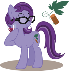 Size: 898x925 | Tagged: safe, alternate version, artist:choedan-kal, imported from derpibooru, oc, oc:cork dork, earth pony, pony, female, glasses, mare, simple background, solo, transparent background