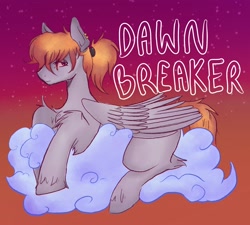 Size: 2048x1846 | Tagged: safe, artist:l4wfulsyns, imported from derpibooru, oc, oc:dawn breaker, pony, cloud, male, wings