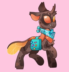 Size: 2327x2428 | Tagged: safe, artist:cocopudu, imported from derpibooru, oc, oc only, changedling, changeling, pony