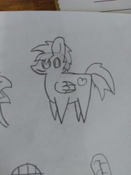 Size: 4608x3456 | Tagged: safe, artist:acid flask, imported from derpibooru, dark moon, graphite, oc, oc only, pegasus, pony, art dump, drawing, female, mare, paper, pegasus oc, pointy ponies, sketch, sketch dump, solo, traditional art