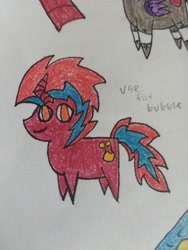 Size: 3456x4608 | Tagged: safe, artist:acid flask, imported from derpibooru, oc, oc only, oc:acid flask, pony, unicorn, art dump, colored, curved horn, horn, looking at you, male, paper, pointy ponies, sketch, sketch dump, sketchbook, smiling, smiling at you, stallion