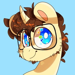 Size: 3000x3000 | Tagged: safe, artist:cocopudu, imported from derpibooru, oc, oc only, pony, unicorn, bust, portrait