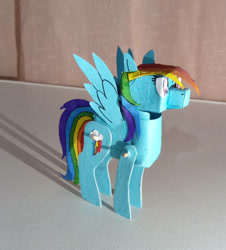 Size: 850x940 | Tagged: safe, artist:angelwingsmlpfim, imported from derpibooru, rainbow dash, pony, craft, papercraft