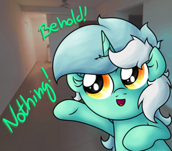 Size: 2222x1943 | Tagged: safe, artist:background basset, imported from derpibooru, lyra heartstrings, pony, unicorn, bust, dialogue, female, real life background, solo, text