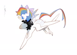 Size: 2048x1479 | Tagged: safe, artist:imhungry1551, imported from derpibooru, oc, oc only, pegasus, pony, solo