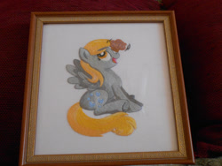 Size: 1280x960 | Tagged: safe, artist:lightdragon1988, imported from derpibooru, derpy hooves, pegasus, pony, cross stitch, female, irl, photo, traditional art