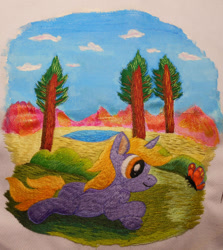 Size: 1280x1438 | Tagged: safe, artist:lightdragon1988, imported from derpibooru, dinky hooves, pony, unicorn, cross stitch, embroidery, female, irl, photo, traditional art