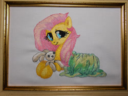 Size: 1280x960 | Tagged: safe, artist:lightdragon1988, imported from derpibooru, angel bunny, fluttershy, pegasus, pony, cross stitch, female, irl, photo, traditional art