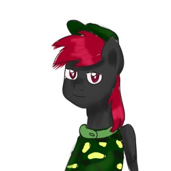 Size: 2000x2000 | Tagged: safe, artist:wrath-marionphauna, imported from derpibooru, oc, oc only, oc:mate, pegasus, pony, clothes, digital art, female, hat, mare, military uniform, simple background, sketch, solo, uniform, white background