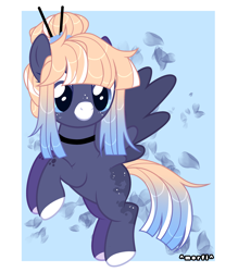 Size: 2800x3200 | Tagged: safe, artist:morfi, imported from derpibooru, oc, oc only, oc:kimono silk, pegasus, pony, cute, flying, gradient mane