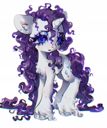 Size: 1720x2048 | Tagged: safe, artist:p0nyplanet, imported from derpibooru, rarity, pony, unicorn, curly hair, curly mane, eyelashes, female, simple background, solo, white background