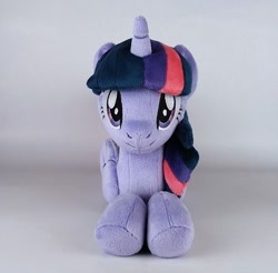 Size: 720x708 | Tagged: safe, imported from derpibooru, twilight sparkle, alicorn, pony, looking at you, lying down, merchandise, plushie, prone, smiling, solo, sploot, twilight sparkle (alicorn)