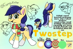 Size: 1757x1205 | Tagged: safe, artist:funnyk16, imported from derpibooru, oc, oc only, oc:twostep, earth pony, pony, earth pony oc, female, solo