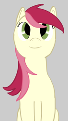 Size: 3896x6883 | Tagged: safe, anonymous artist, imported from derpibooru, roseluck, earth pony, pony, colored, flat colors, looking up, solo