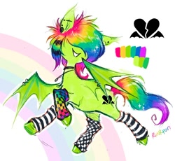 Size: 833x767 | Tagged: safe, artist:runkpori, imported from derpibooru, oc, oc only, bat pony, pony, reference sheet