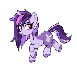 Size: 3000x2700 | Tagged: safe, artist:winsenta, imported from derpibooru, oc, oc only, oc:dreaming bell, pony, unicorn, base used, cute, female, hoof polish, horn, makeup, mare, ocbetes, simple background, solo, transparent background, two toned coat, unicorn oc