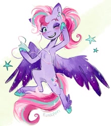 Size: 775x881 | Tagged: safe, artist:runkpori, imported from derpibooru, starsong, pegasus, pony, g3
