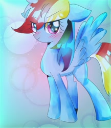 Size: 868x1000 | Tagged: safe, artist:applejack_yokai, imported from derpibooru, rainbow dash, pegasus, pony, female, solo