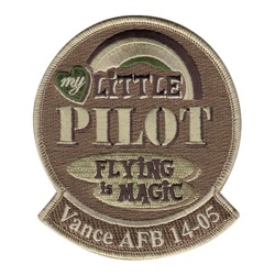 Size: 720x720 | Tagged: safe, imported from derpibooru, 2013, air force, badge, logo parody, military, morale patch, multicam, my little pilot, no pony, patch, simple background, vance afb 14-05, white background