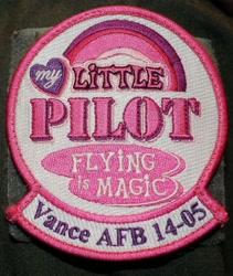 Size: 642x760 | Tagged: safe, imported from derpibooru, 2013, air force, badge, logo parody, military, morale patch, my little pilot, no pony, nostalgia, patch, vance afb 14-05