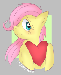 Size: 671x827 | Tagged: safe, artist:incredisenn, imported from derpibooru, fluttershy, pegasus, pony, blushing, cute, female, filly, filly fluttershy, flowing hair, foal, gray background, green background, heart, lineart, shading, shyabetes, simple background, sketch, smiling, younger