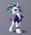 Size: 2290x2600 | Tagged: safe, artist:aquaticvibes, imported from derpibooru, rarity, pony, unicorn, it isn't the mane thing about you, alternate hairstyle, gray background, high res, punk, raripunk, simple background, solo
