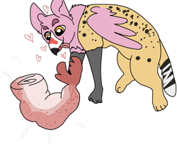Size: 1271x1086 | Tagged: safe, artist:onyxdr, imported from derpibooru, oc, oc:florence, griffon, shrimp, griffon oc, male, tongue out