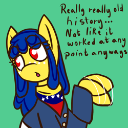 Size: 500x500 | Tagged: safe, artist:ask-ponyvenezuela, imported from derpibooru, oc, oc only, oc:venezuela, earth pony, pony, duo, earth pony oc, nation ponies, ponified, venezuela